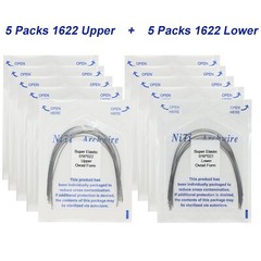 100Pcs Dental Orthodontic Arch Wire NiTi Stainless Steel Ovoid Round Rectangular
