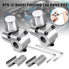 4x BPV31 Bullet Piercing Valve For A/C Refrigeration Lines 5/16 3/8 1/4 In NEW