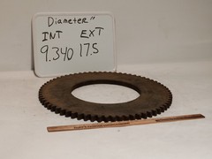 Unbranded 17.5OD 9.340ID steel ring gear industrial machine gear as shown