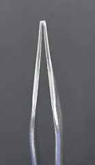 V Mueller NL1400 Adson Forceps, 1×2 Teeth, Serrated, Delicate, 4.75″