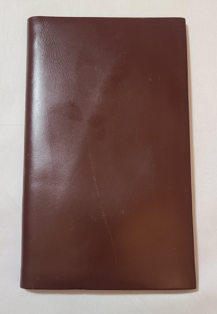 Kam Lung Brown Leather Wallet Passport Organizer Credit Card Holder Hong Kong
