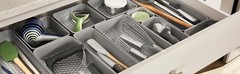 Spectrum Soap Dispenser with Sponge and Brush Holder for Kitchen Sink, Hexa Sink