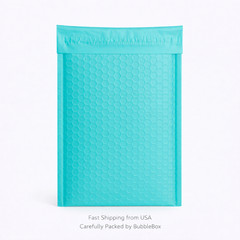 Teal Poly Bubble Mailers Self Seal Padded Shipping Envelopes Bulk 10-500