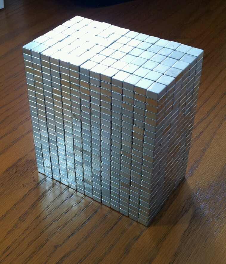 20 NEODYMIUM block magnets. Super strong N52 rare earth magnets!
