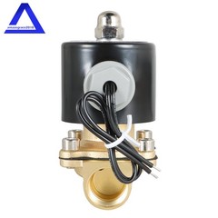 1/2 inch 12V DC Brass Electric Solenoid Valve NPT Gas Water Air Normally Closed