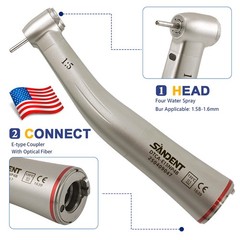 SANDENT Dental 1:5 High Speed Electric Handpiece Fiber Optic Contra Angle