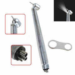 4xDental 45 Degree angle LED Light push button optic fiber high handpiece in USA