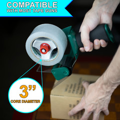 12 Rolls of Shipping Depot Carton Box Sealing Clear Packing Tape 3″ x 110 Yds