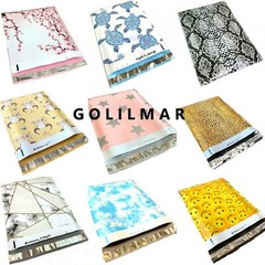 100 Designer Poly Mailers Plastic Envelopes Shipping Bags Custom 6×9,10×13,14×17