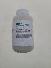 Sodium Thiosulfate, Reagant, Fine Crystal, 99.5% min., 500 gram Flinn Scientific