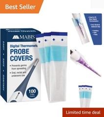Single-Use Probe Covers for Digital Thermometers, Pack of 100 – Adult Care