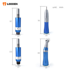 Dental 1:1 Inner Channel Slow Low Speed Handpiece Angle Air Motor Set 2/4H S65dB