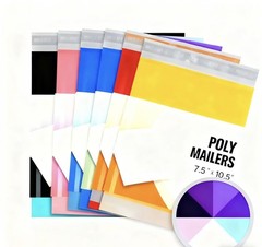#2 7.5×10.5 Colors Poly Mailers Plastic Shipping Envelopes Bags 50,100,500,1000