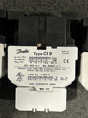 Lot Of 3 PCS DANFOSS (2) CI 16 And (1) CI 9 MAGNETIC CONTACTORS Comes As Shown