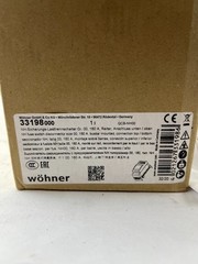 Wohner 33198000 QCB-NH00 160A 690V AC NH00 Fuse Switch Disconnector Busbar Mount