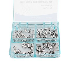 Dental Ortho Buccal Tube 1st/2nd Molar Roth/MBT .018/.022 Non-Convertible 80pcs