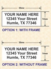 Custom Make Business Name Address Self Inking Ink Rubber Stamp Trodat 14x38mm
