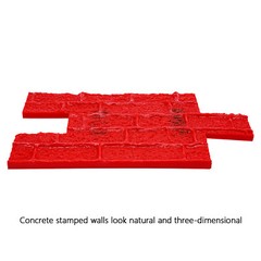 1* BIG Concrete Texturing Skin 22×12″ Concrete Stamps Mats Set Concrete Stamping