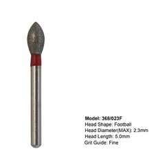 Dental High-grade Burs FG 368/023F Diamond Bur Dental Treatment Drill Football