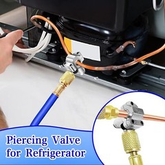4x BPV31 Bullet Piercing Valve For A/C Refrigeration Lines 5/16 3/8 1/4 In NEW