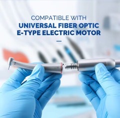 Electric Dental 1:5 Red Increasing Fiber Optic Contra Angle Handpiece MINI Head