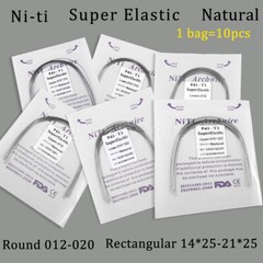 Dental Orthodontic Arch wire Super elastic NiTi Round Rectangular Nature Form ns