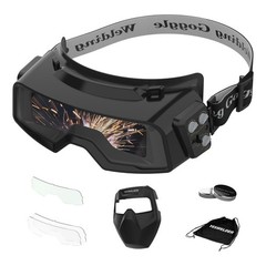 True Color Auto Darkening Welding Goggles Welder Glasses