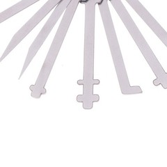14 In 1 Comb Set Stainless Steel Lock Repair Tool Bypass Locksmith Tools