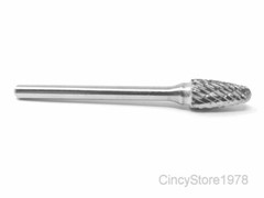 SF51D Tree Shape Tungsten Carbide Burr Bur Cutting Tool Die Grinder Bit 1/8″