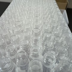 100pcs HPLC GC 2mL Autosampler Clear Vials Screw Caps PTFE Silicone Liner