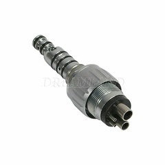 10 Dental High Speed Handpiece with 4 Holes Quick Coupler Swivel Connector