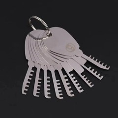 Stainless Steel Comb Lock 9in1 Full Set Repair Comb Tool Bypass Method