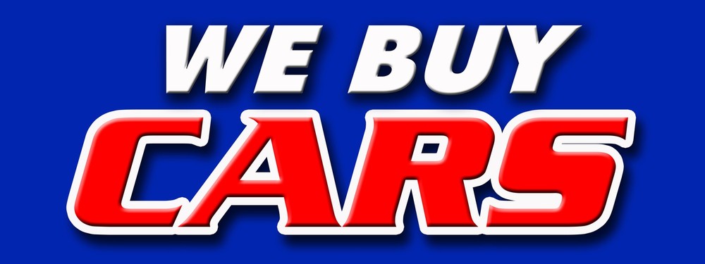 WE BUY CARS DECAL sticker vehicles cars automobiles buyer dealership