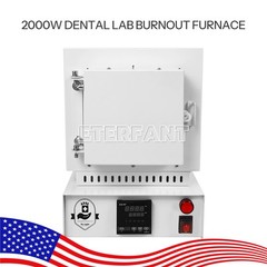 2000W/3000W Dental Lab 1100℃ Burnout Furnace High Temperature Fiber Ceramic Oven