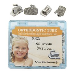 tubos de ortodoncia Dental Orthodontic Molar Tubes Buccal Tube Roth MBT 022 1st