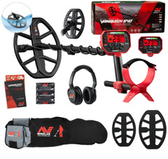 Minelab Vanquish 540 Pro-Pack Metal Detector with Minelab Carry Bag and Finds Po
