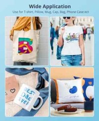 PRINTERWORLD All-in-One DTF Ink & Powder T-Shirt Printer Epson | Starter Kit NEW