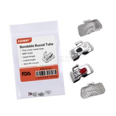 AZDENT Dental Orthodontic 1st Molar Buccal Tube Roth/MBT 022/ 018 Bondable