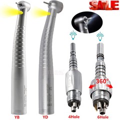 KAVO Style Dental Fiber Optic LED High Speed Handpiece / Quick Coupler 4/6 Holes