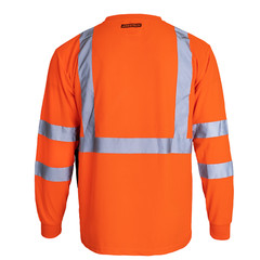 Hi-Vis Safety Workwear Long Sleeve Shirt Top Reflective Tape Two tone Jorestech