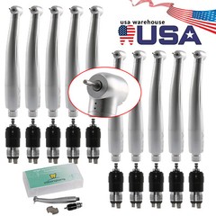 1-10*Dental High Speed Handpiece Standard Head / 4 Hole Coupler Fit NSK YBNK4 st