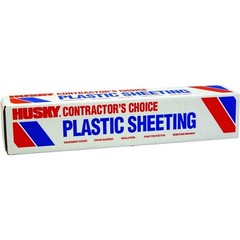Poly-America CF0112-0400C Painter’s Sheeting, 1 mil Thick, 400 ft L, 12 ft W, Cl