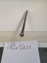 1 NEW FALCON / SGS 1/8″ SHANK CARBIDE BURR. SD-53. SINGLE CUT. BALL. (G501)