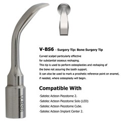 Dental Ultrasonic Satelec Piezo Scaler Tips ACTEON Piezotome Cube Surgery Tips
