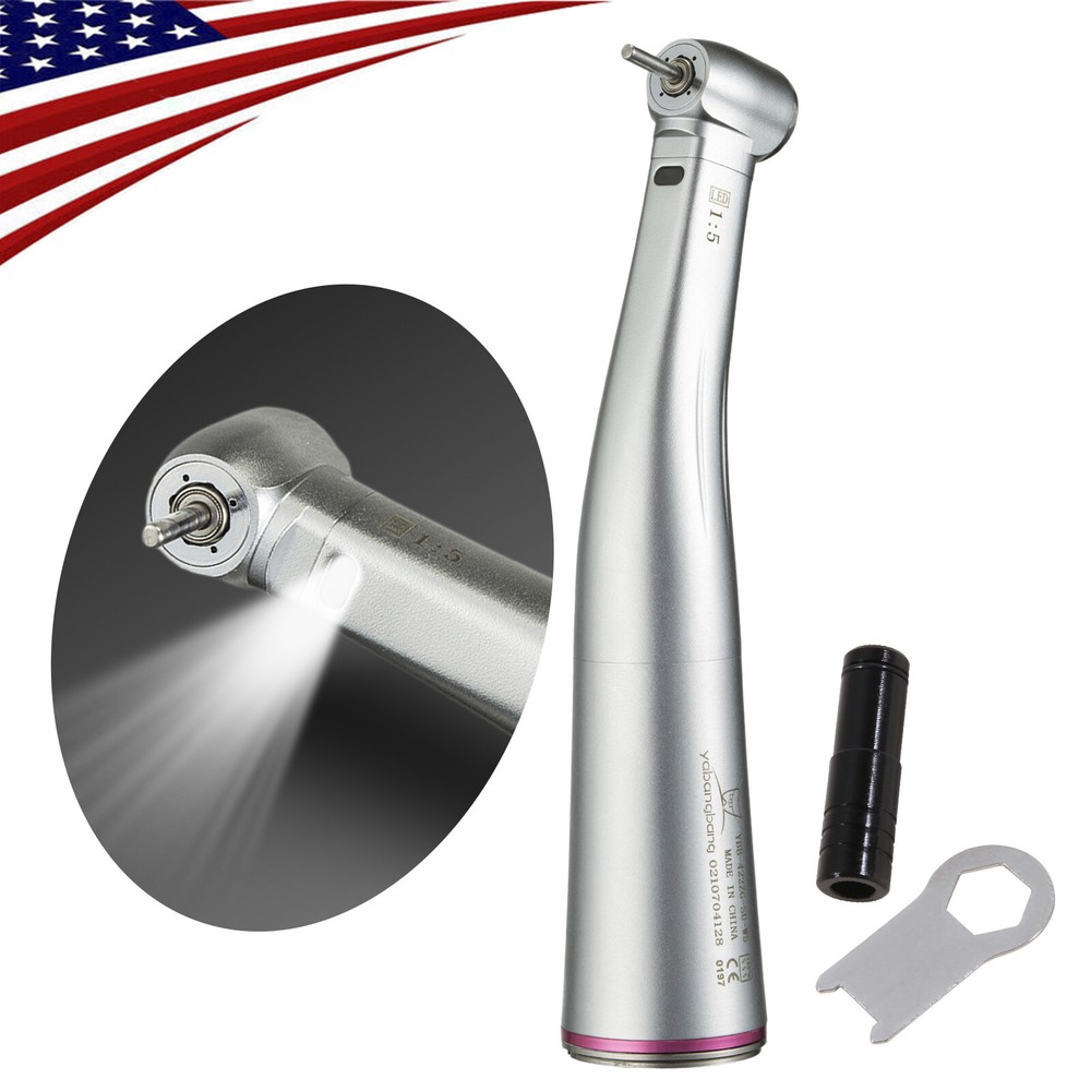 Dental 1:5 Increasing Contra Angle Handpiece /Low Speed Straight/Air Motor 2/4H