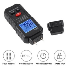 Handheld Digital LCD Wood Moisture Meter Tester for Firewood Paper Cardboard