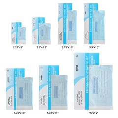Medical Dental CLASS B Sterilizer Sterilization Pouches Autoclave Bags Tray Rack