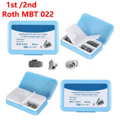 Dental Orthodontic 1st Molar Buccal Tubes Bondable Non-Conv Roth. 022