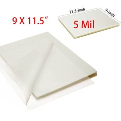 5Mil/3Mil Clear Thermal Laminating Pouches Letter 9″x11.5″ Size Laminator Sheets