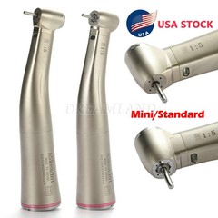 Dental LED 1:5 Contra Angle Fiber Optic Handpiece Mini / Standard Head 2 Colors